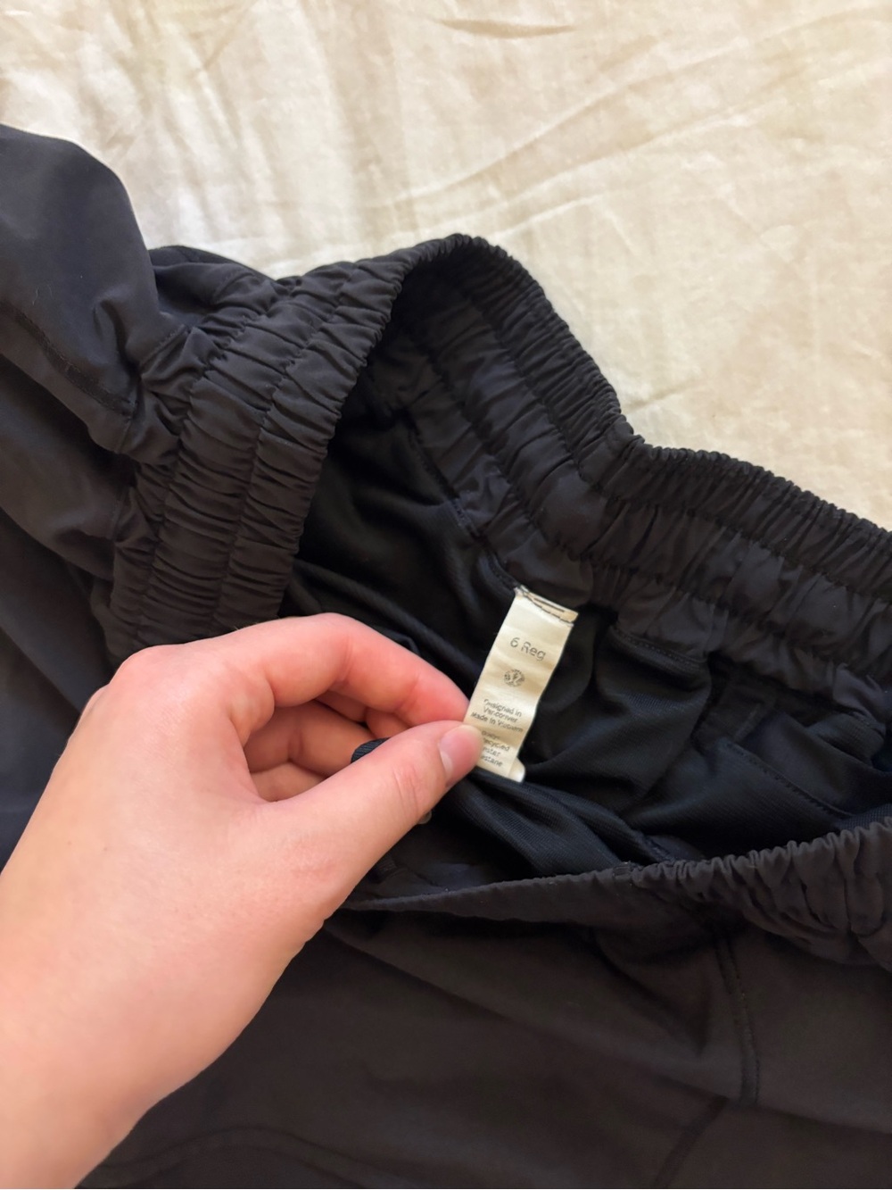 lululemon athletica Black Hotty Hot Shorts.